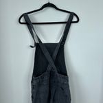 Free People Century Overalls Eclipse Black Bib Skinny Jean Denim Stretch Size 26 Photo 9