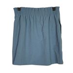 J.Crew Mercantile Paper Bag Pleated Mini Skirt A Line Pockets 2 Baby Blue #3335 Photo 3