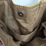 Straw Fabric Purple Pink Multicolor Paisley Casual Fun Large Tote Exotic Bag Photo 13