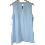 Halogen  Lace & Crepe Top in‎ Blue Cashmere XL NWT Photo 1