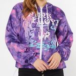 Pink Floyd Tie Dye Zip Up Windbreaker Photo 0