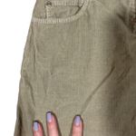 J.Crew  Olive Green Cotton Ribbed Textured Raw Hem Mini Skirt Women Sz 8 Photo 2