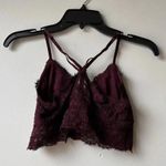 Aerie Lace Bralette Size Medium Plum Color Photo 2