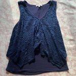 Green Envelope LA Lace Layered Sleeveless Blouse Photo 2