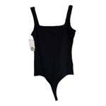BP Womens Bodysuit Sz XXS Black Square Neck Thong Tank Nordstrom NEW Solid Photo 1