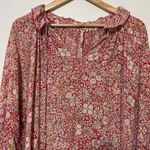Free People NEW  Feeling Groovy Dress Size XS Oversized Paisley Floral RARE Photo 4