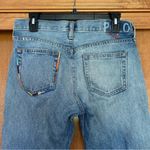 Ralph Lauren Polo  Avery Boyfriend Distressed Jeans Embroidered Size 27 Photo 8