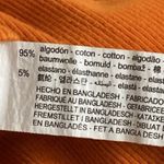 ZARA  Orange Ribbed Knit High Neck Sleeveless Pullover Crop Sweater Vest Top Sz S Photo 3