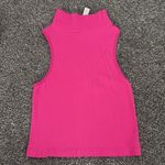 Dry Goods  By Together Hot Pink Seamless Tank Top High Neck Photo 0