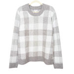 Market & Spruce  Stitch Fix Beige Kendall Plaid Crewneck Pullover Women's XXL Photo 1