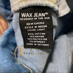 Wax Jean Wax Jeans Stretch Light Wash Distressed Denim Skinny Leg Photo 8