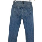 AGOLDE Mia Mid Rise Straight Distressed Jeans In Rule Size 24 Photo 5