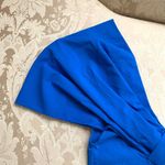 ZARA  Tied Bow Spaghetti Strap Crop Top in Bluish Photo 6