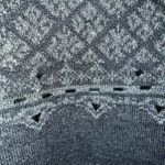 White House | Black Market Embellished Gray & Silver Knit Sweater NWT $99 Small Photo 8