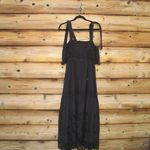 Antonio Melani NWT Black Eyelet Midi Dress 6 Photo 6