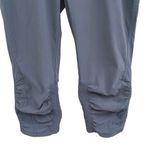 Athleta  lightweight ruched gray cropped ankle drawstring pant Photo 1