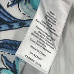 Talbots Woman Size 14W Floral Aqua Blue White Pencil Skirt NEW $119 Art to Wear Photo 8