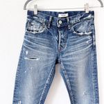 MOUSSY Vintage Denim Lancaster Tapered Distressed Jeans Blue Size 24 Photo 3