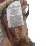 BCBGMAXAZRIA Size XS Pink Striped Cotton Striped Belted Paperbag Shorts Photo 4