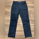 Jones New York Lexington Straight Leg Denim Jeans Size 10 Subtle Stretch Midrise Photo 4