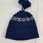 Vintage Adult dark blue Mickey patch tassel knit beanie‎ hat winter accessories Photo 3