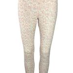 Old Navy Active White Pink Snake Print Mid Rise Activewear Fitness Legging Sz M Photo 0