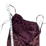 Reformation 100% silk Melina Brown Dress NEW Photo 8