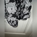 Silence + Noise Black and White Floral Mini Dress Photo 5