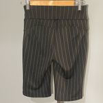 Shosho black pinstripe Bermuda shorts woman’s size small EUC Photo 2