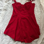 JJ's House NWT  Red Romper with Removable Bows Photo 0