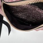 Victoria's Secret Victoria’s Secret Mini Backpack Metallic Pink Faux Leather Zip Backpack New Photo 4