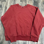 Reformation  Women’s Brick Red Crewneck Sweater and Jogger Set Photo 0