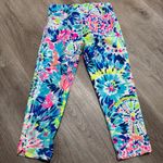 Lilly Pulitzer  Luxletic Weekender Crop Leggings Dive In Bright Colorful Medium Photo 2
