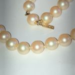 Marvella Vintage Pale Pink Faux Pearl Beaded Classic Necklace Photo 4