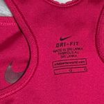 Nike  Dri-Fit Classics Sport Bra Pink Size Large Photo 2