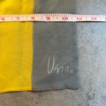 VERA BY VERASHEER ORANGE YELLOW Gray Silk Blend SCARF Photo 5