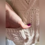 Gap Vintage  wool blend open cable knit v neck cardigan medium Photo 5