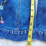 Bugle Boy Vintage Embroidered Boho Floral Cottagecore Jean Jacket Sz S Photo 7