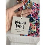 Kulani Kinis  Womens‎ Small Lily Long Crop Floral Bikini Top NEW Photo 3