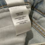 We Wore What NWT  Blue Denim Jean Shorts High Rise Light Wash Cutoff Hem Size 26 Photo 7