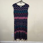 BODEN Polly Jersey Midi Dress US10 Regular women’s multicolored shift fit flare Size 10 Photo 1