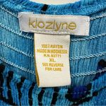 Klozlyne Blue Rayon Tropical Mirror Image Fish Hawaiian Print Dress Womens XL Photo 8