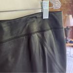 Valerie Stevens Black Genuine 100% Leather Straight Skirt 10 Photo 11