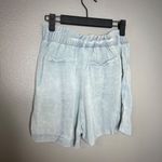 Chaser  Flowy High Waist Shorts Size S Paperbag Pockets Vintage Wash Snap Close‎ Photo 3