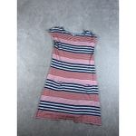 Boden Adriana striped cap sleeve‎ wide neck jersey knit tunic dress Small Photo 2