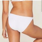 ANDIE X Demi Moore The Tropez Bikini Bottom In White Crochet Size Medium Photo 1