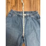 Rebecca Malone  Women's XL Elastic Waist Light Wash‎ Denim Jeans 100% Cotton Photo 5