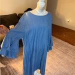 BeachLunchLounge  Blue Long Sleeve Dress Photo 2