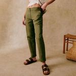 Sézane Sezane | Milo Trousers in Kaki Green | US2 FR34 Photo 5
