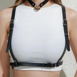 Black Harness Underbust Suspender belt New Photo 0